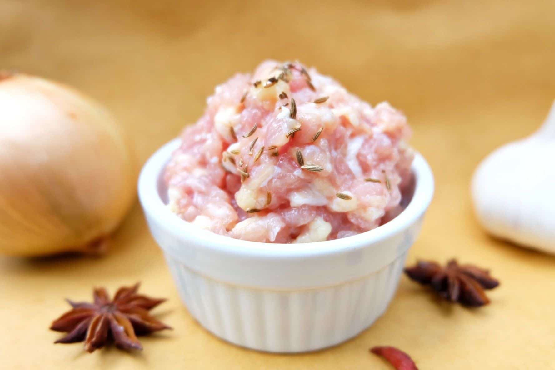 ไก่บด ปลอดสาร (300กรัม) – 5 แพค